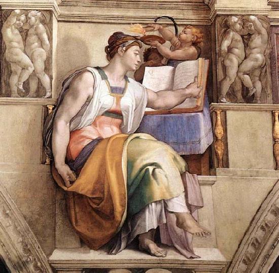 Michelangelo Buonarroti The Erythraean Sibyl